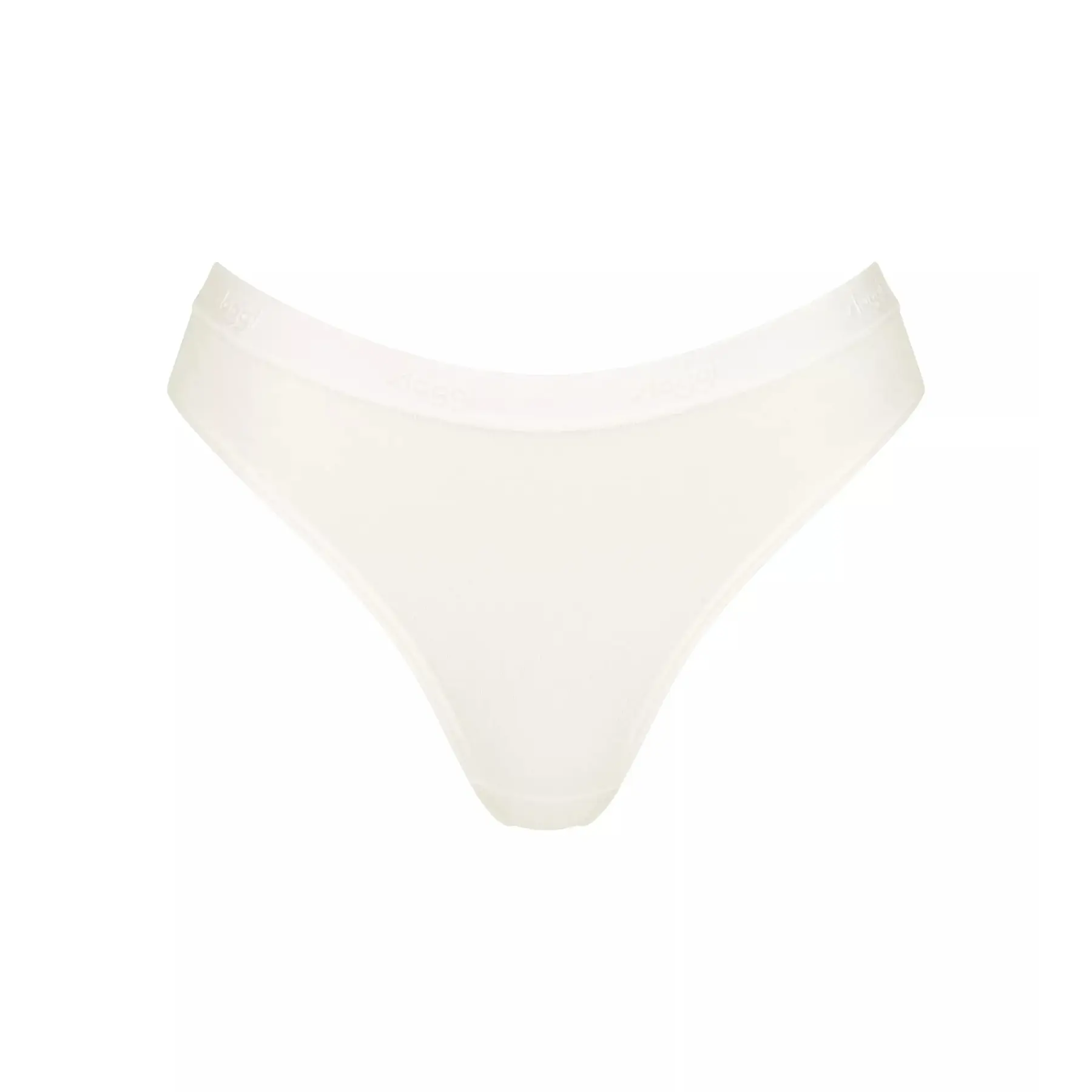 7611358850433 - sloggi - Slip mit hohem Beinausschnitt - White 000S - sloggi Go Casual - Unterwäsche für Frauen