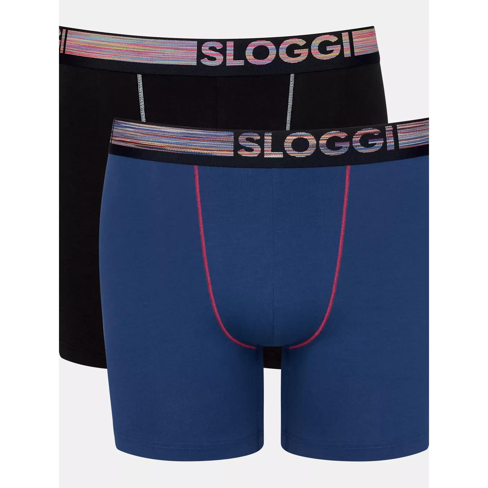 7613108651734 - sloggi - Herren Short - Multicolor 000S - sloggi Men Go Abc Natural - Unterwäsche für Männer