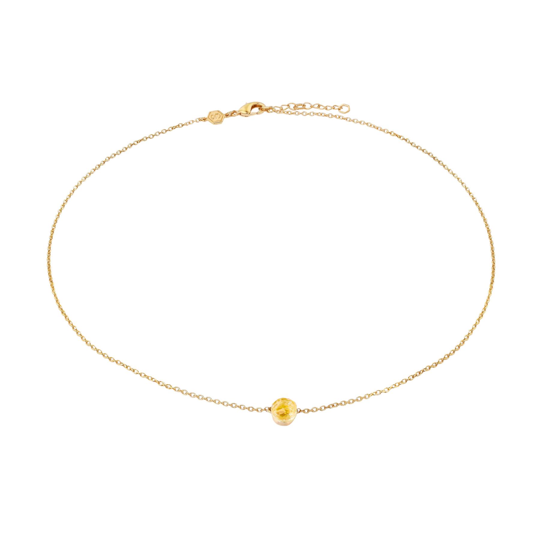 3760341195229 - Halskette aus Citrin für Frauen Aurora