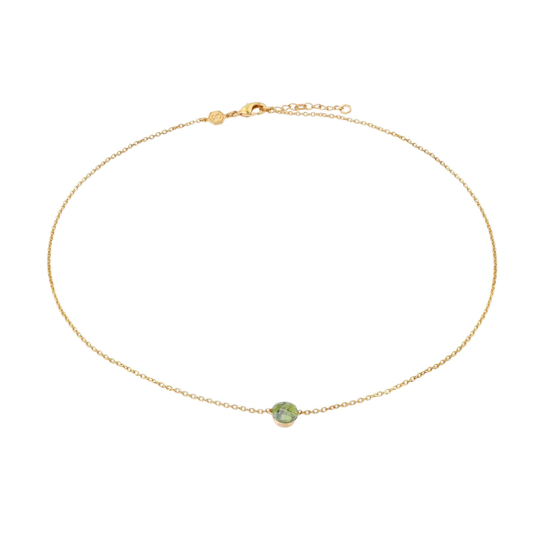 3760341195205 - Peridot-Halskette für Frauen Aurora