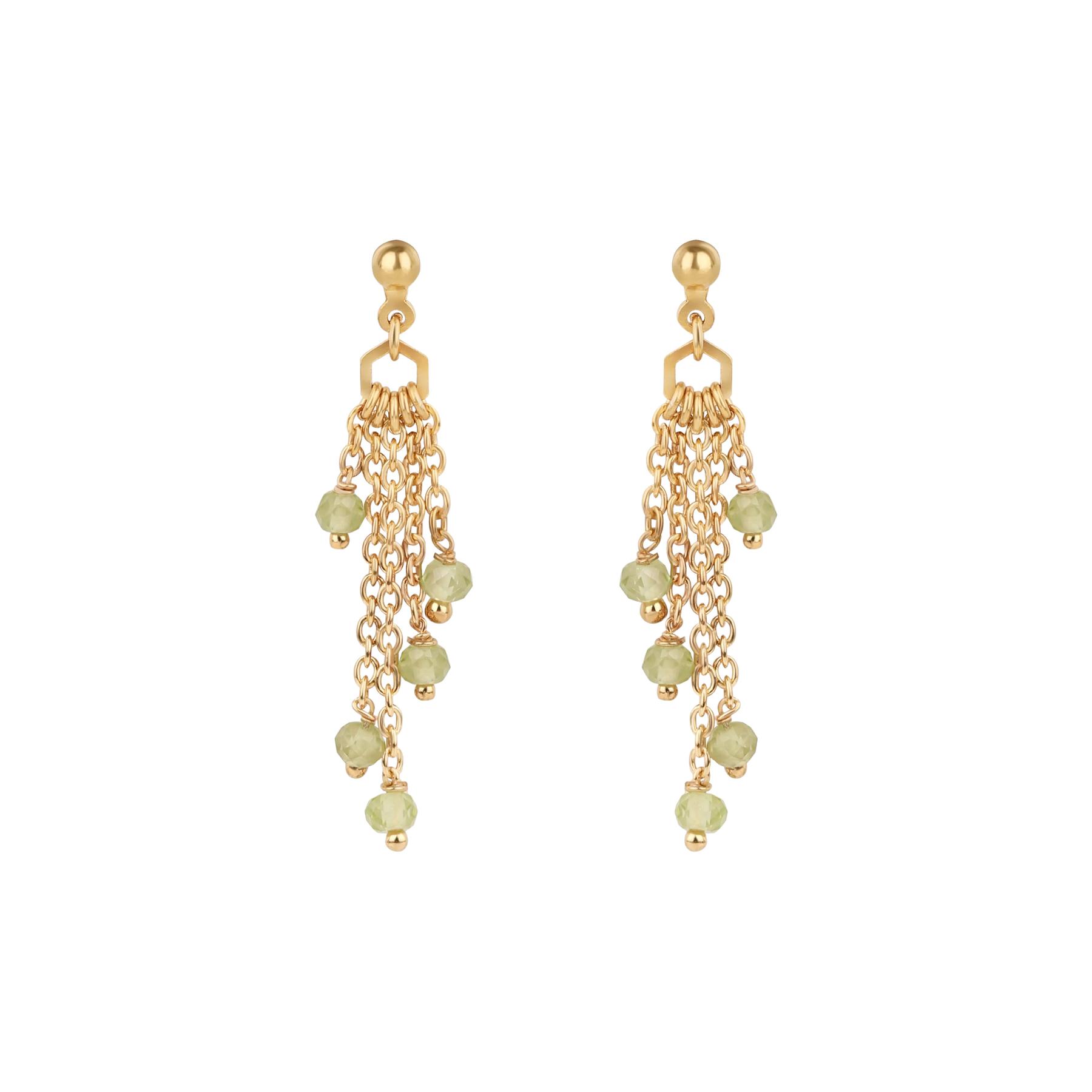 3760341194673 - Ohrringe mit Peridot-Steinen für Frauen Elyssa