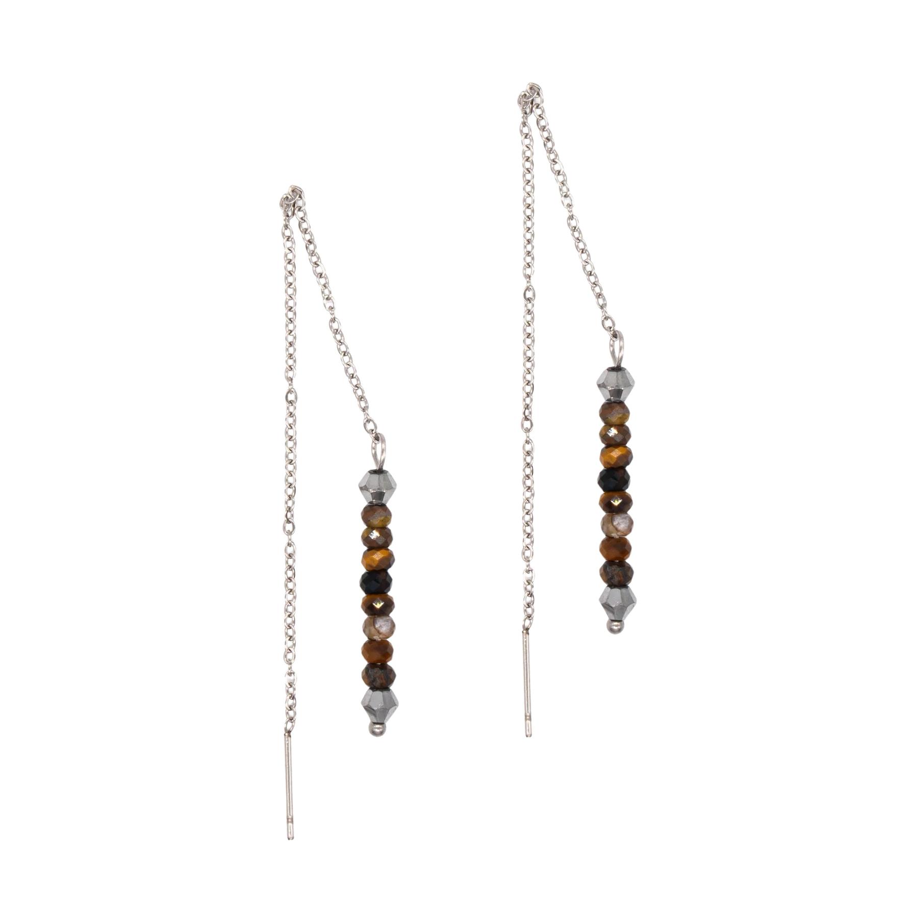 3760341190798 - Ohrringe aus Tigerauge für Frauen Lumia