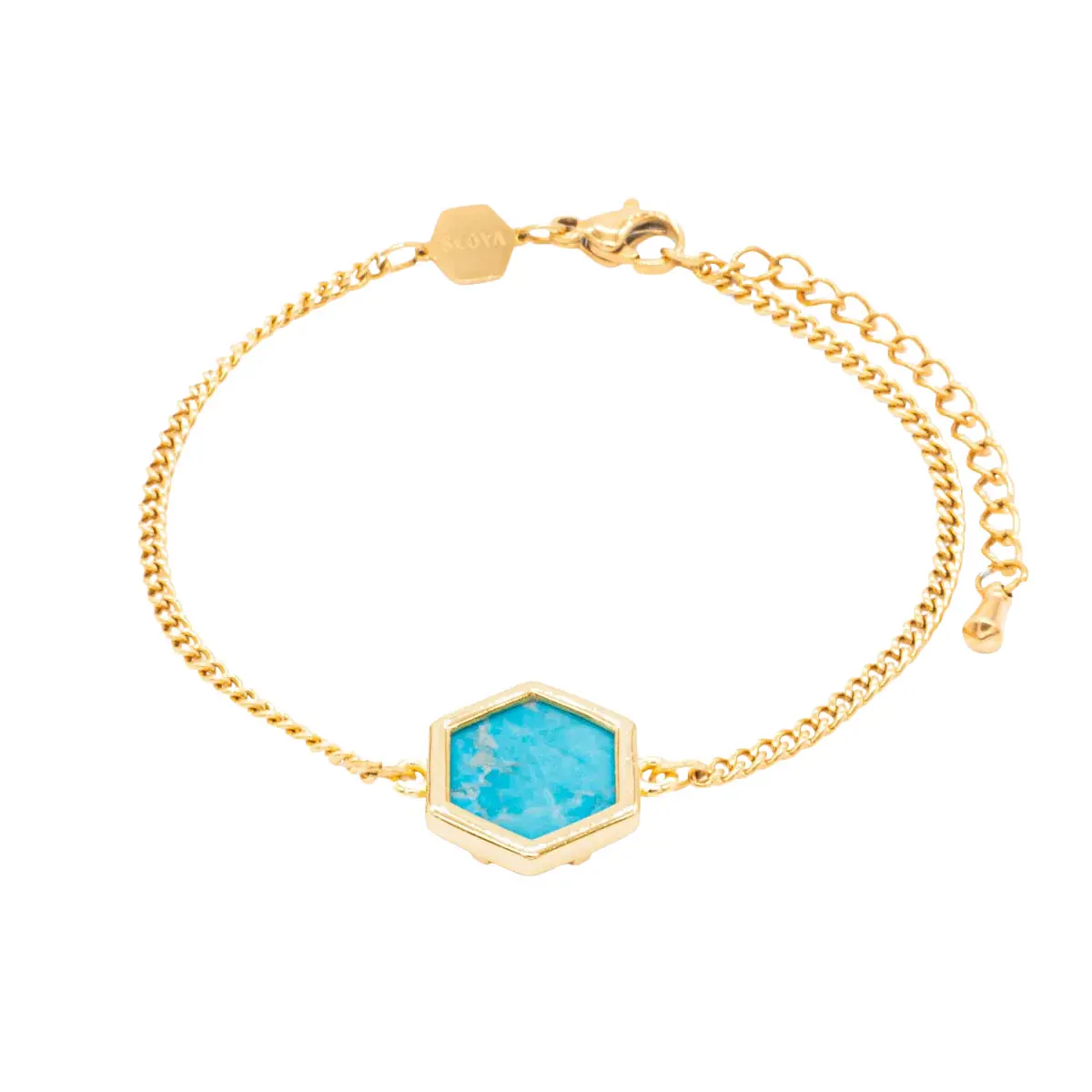 3760341191665 - Türkiser Steinarmband für Frauen Hexalia 3760341191665 - Türkiser Steinarmband für Frauen Hexalia