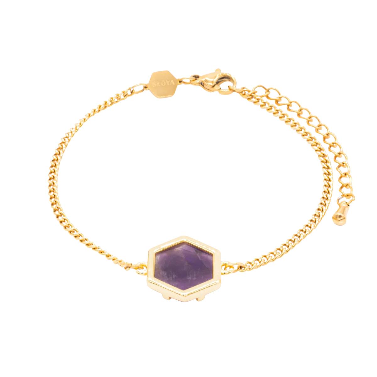 3760341191641 - Amethyst-Armband für Damen Hexalia