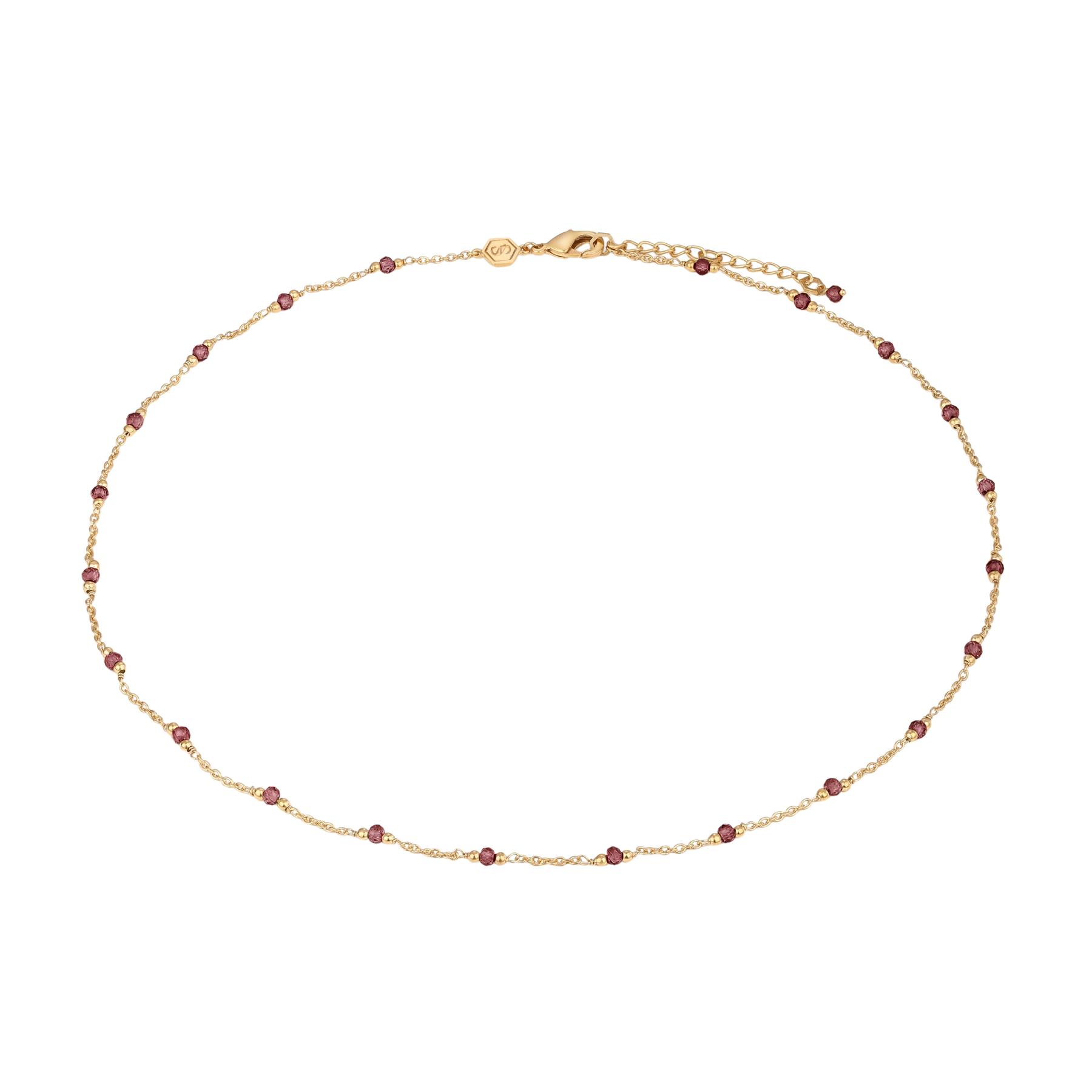 3760341194758 - Granatstein-Halskette für Frauen Elyssa