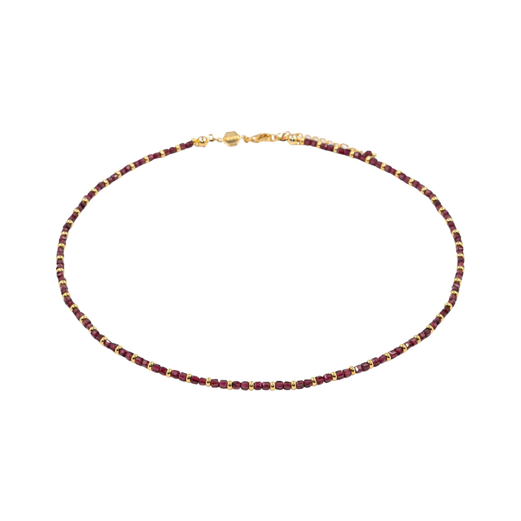 3760341193638 - Granatstein-Halskette für Frauen Karia