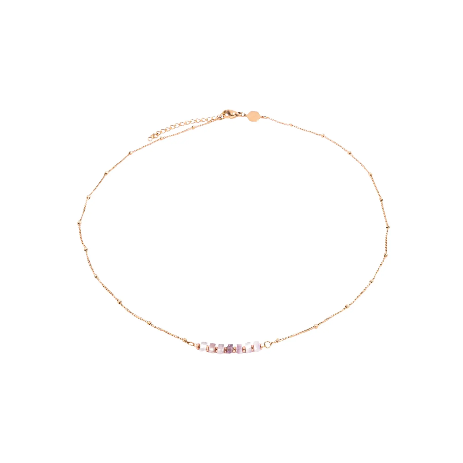 3760341190736 - Amethyst-Halskette für Frauen Piana