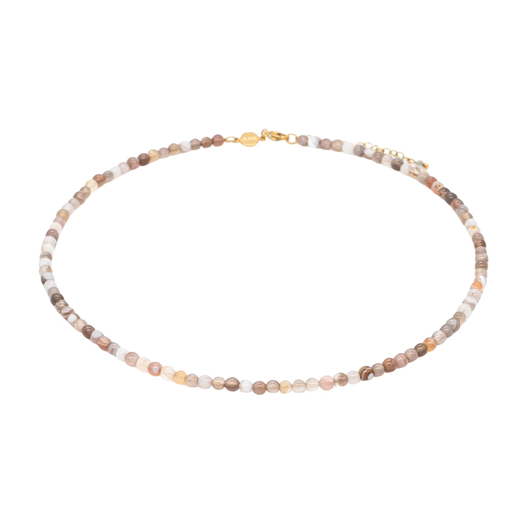 3760341192167 - Botswana-Agat-Halskette für Frauen Serena