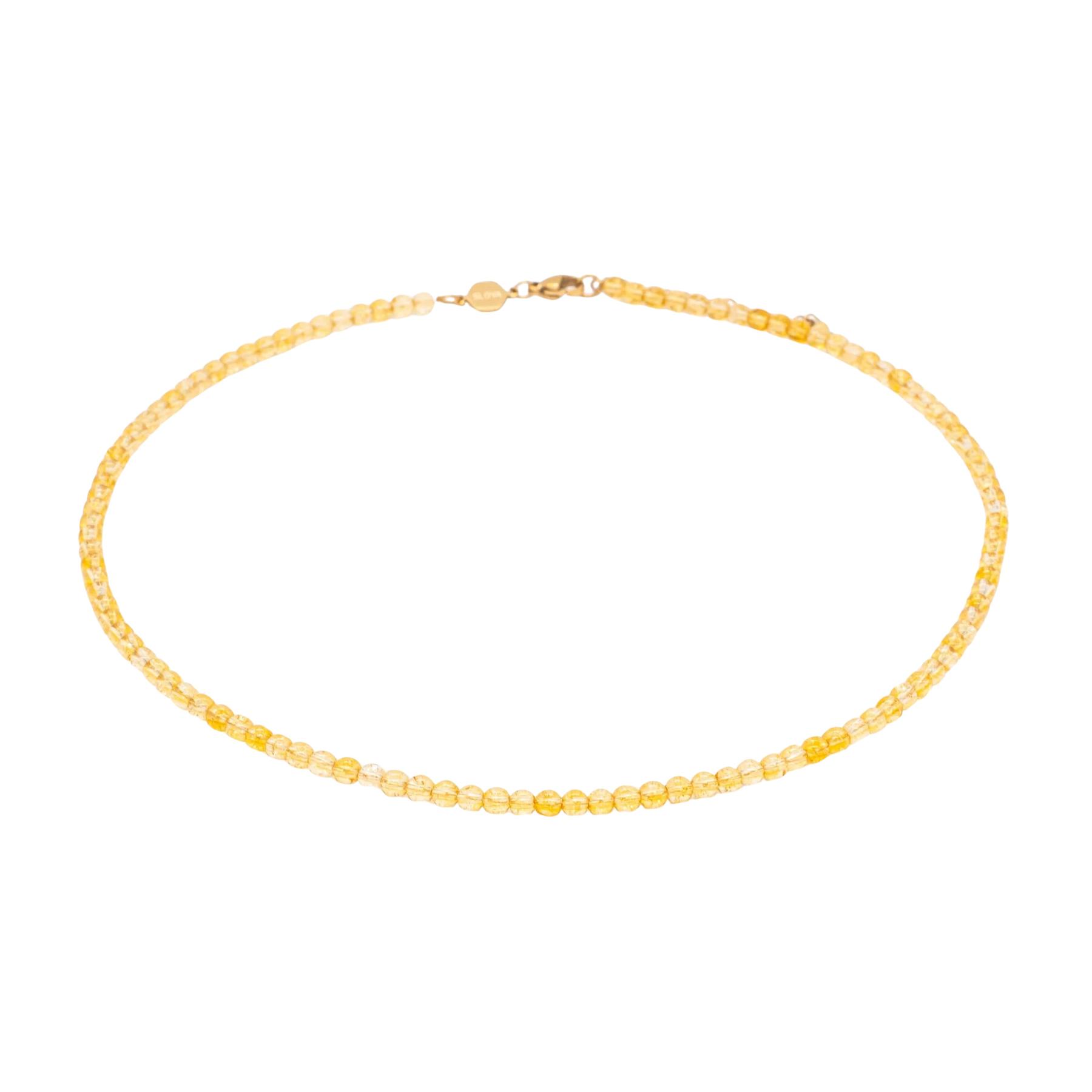 3760341192181 - Halskette aus Citrin für Frauen Serena