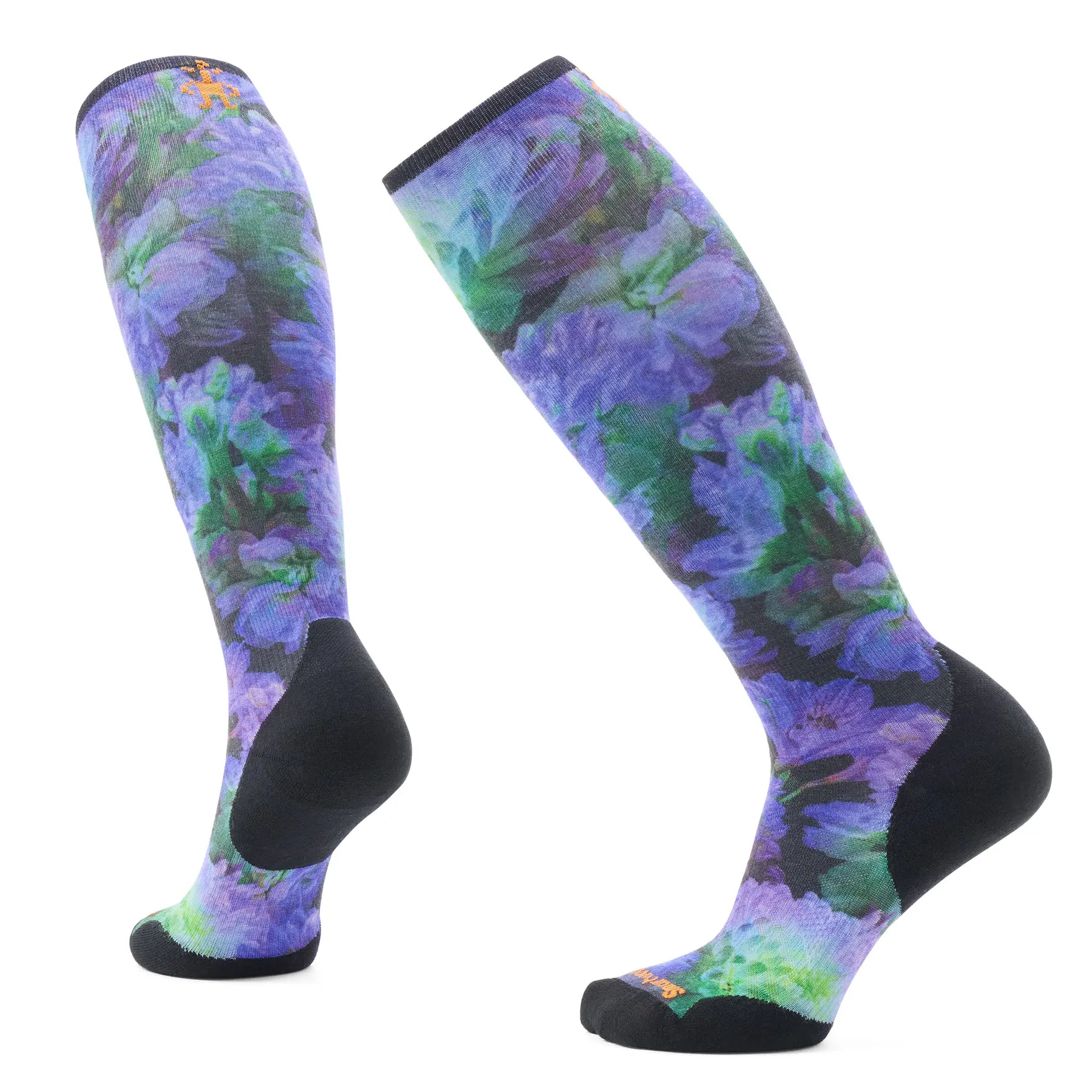 Damen Ski Socken Smartwool Targeted Cushion Electric Lotus Print OTC