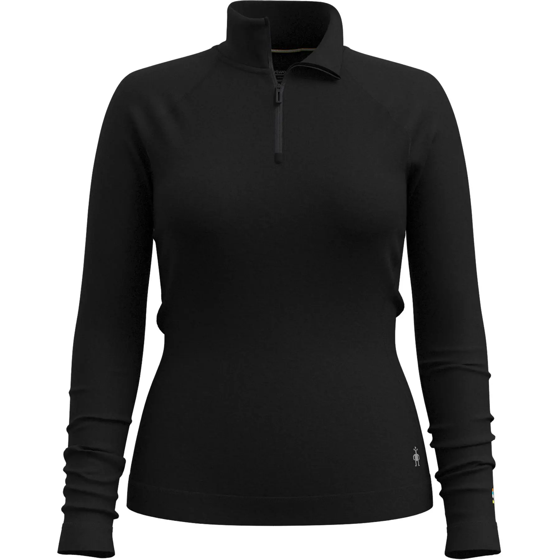 Klassischer thermischer Halbzip-Pullover aus Merinowolle für Damen Smartwool