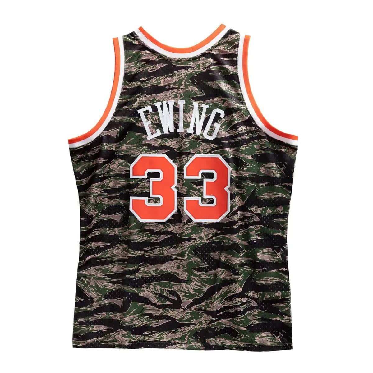 0194582309603 - Maillot New York Knicks Tiger Camo Patrick Ewing