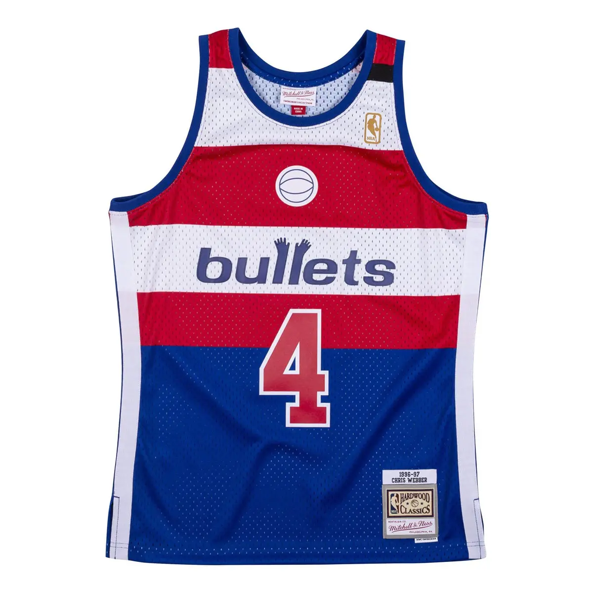 0697589915308 - NBA-Trikot Washington Bullets Chris Webber