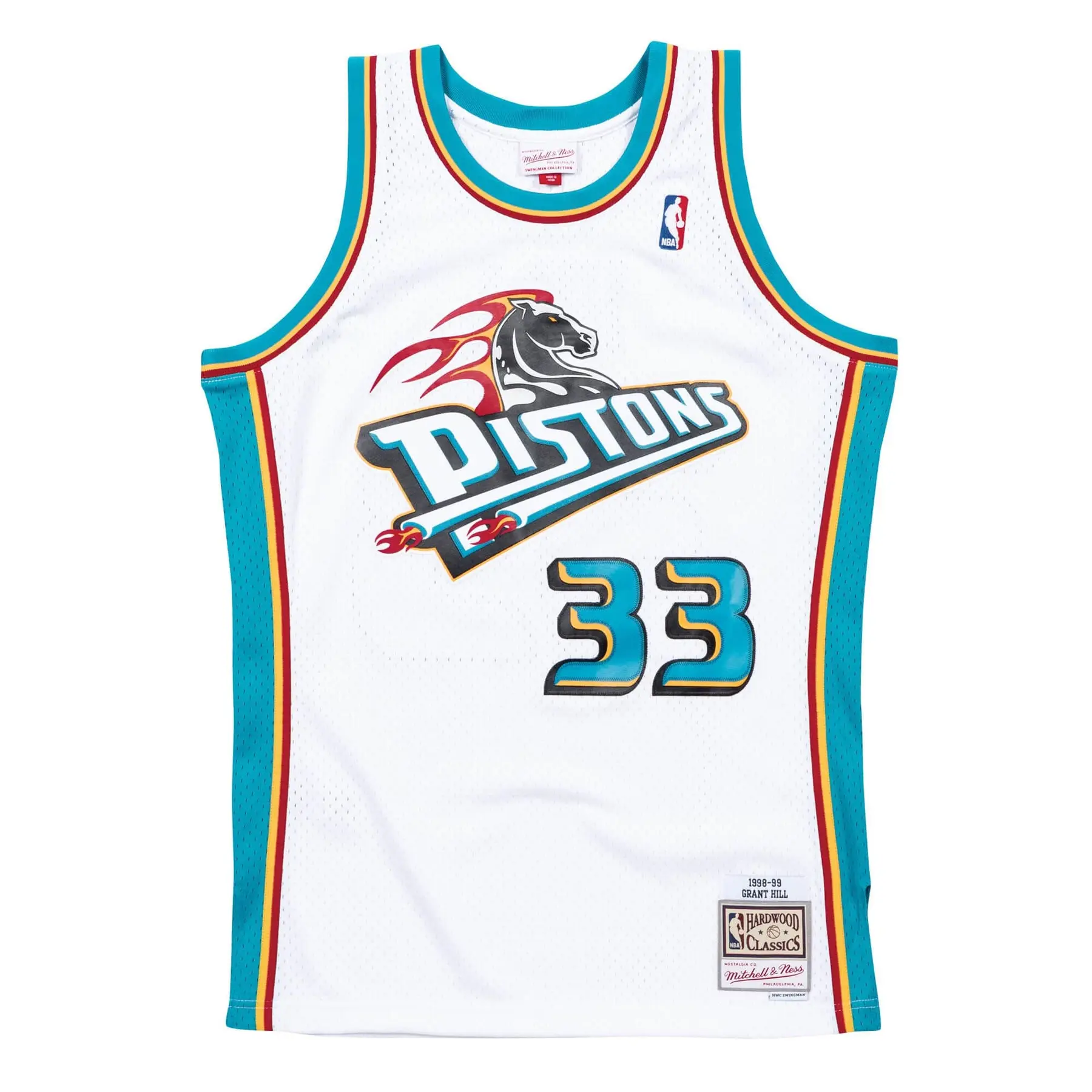 0697589784751 - Maillot NBA Detroit Pistons Grant Hill