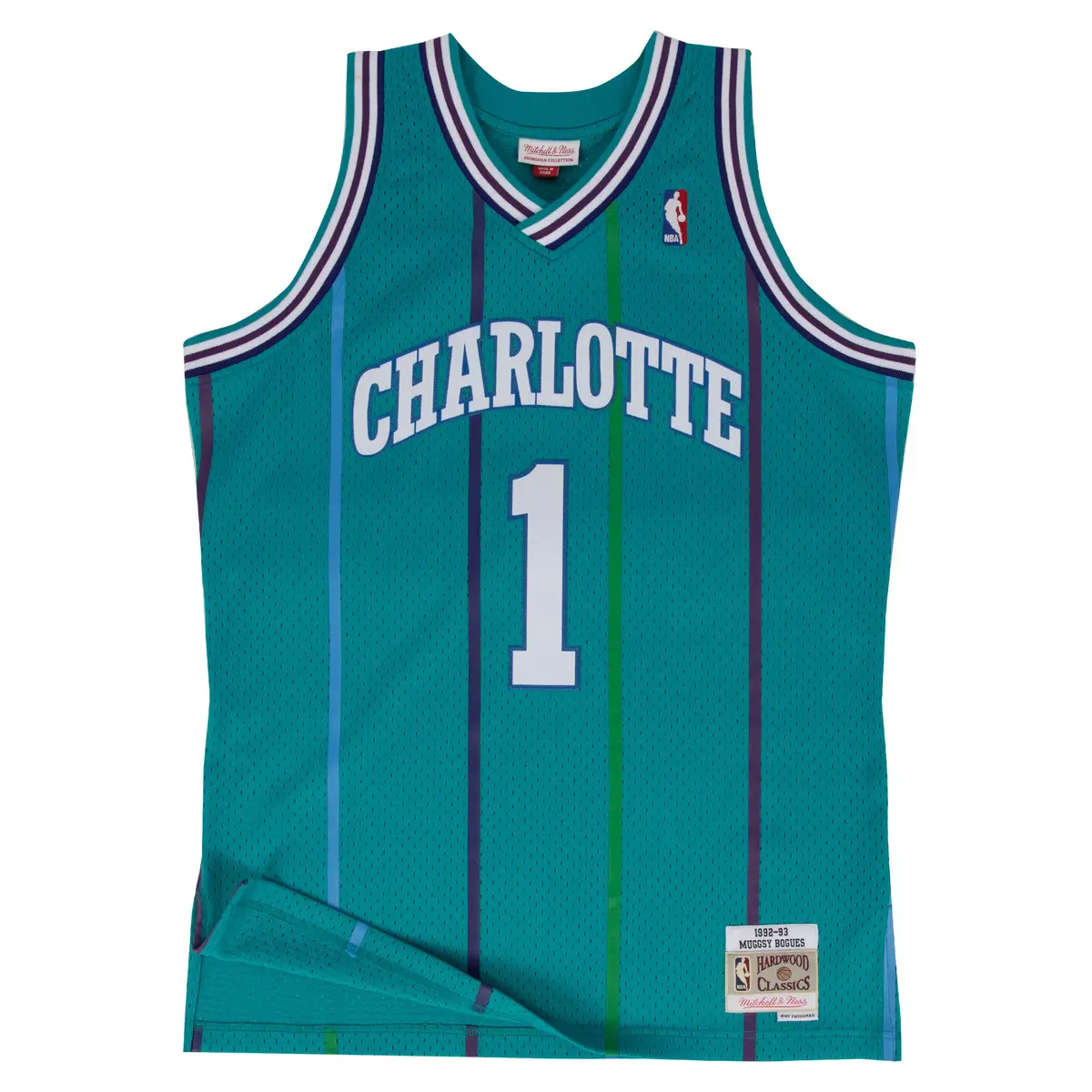 5056133949889 - Jersey Charlotte Hornets Muggsy Bogues