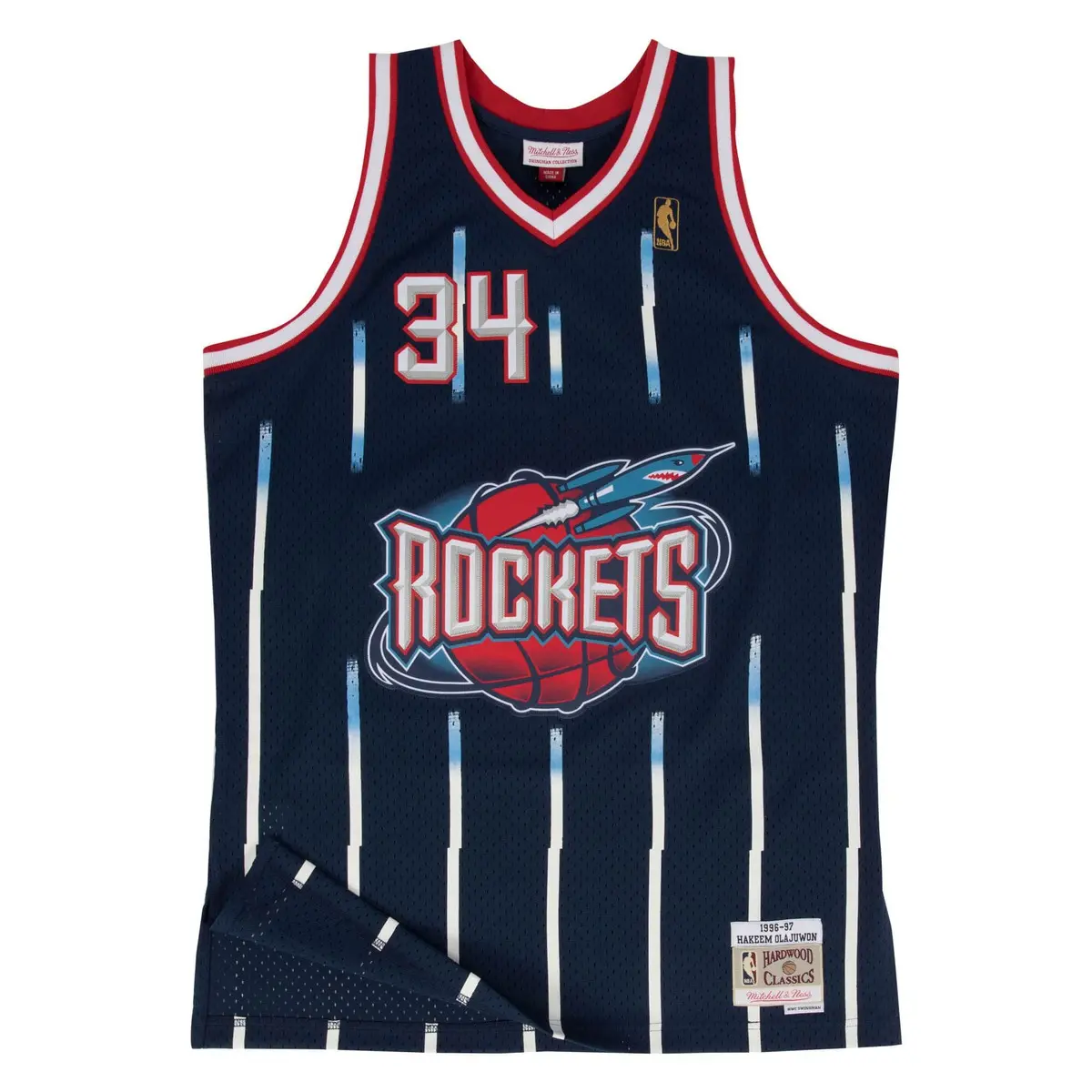 0697589008154 - Maillot NBA Houston Rockets Hakeem Olajuwon