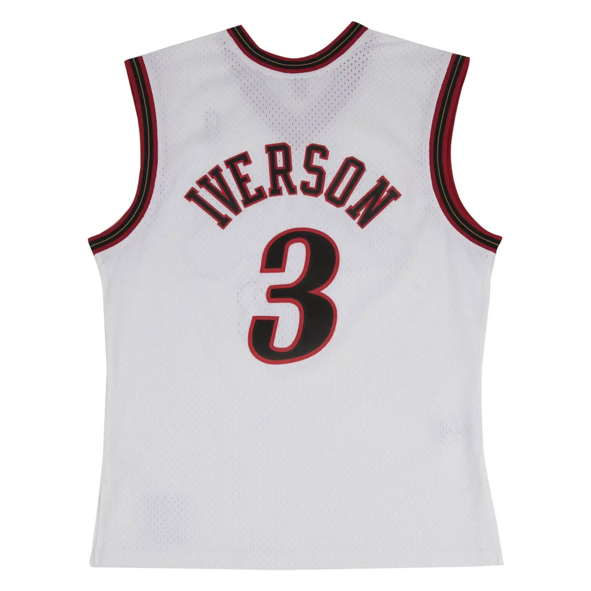 0697589012991 - Mitchell & Ness NBA Swingman Philadelphia 76ers - Allen Iverson T-Shirt Gr M Herren Weiß 0697589012991 - Mitchell & Ness NBA Swingman Philadelphia 76ers - Allen Iverson T-Shirt Gr M Herren Weiß