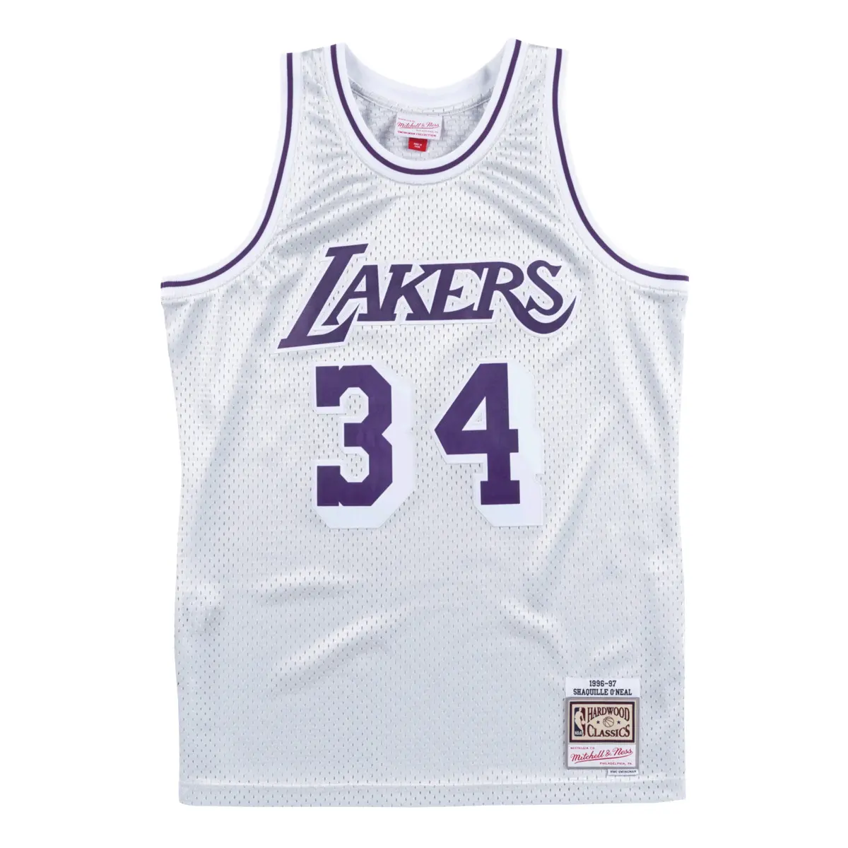 0191686999457 - Maillot NBA Los Angeles Lakers platinum Shaquille ONeal