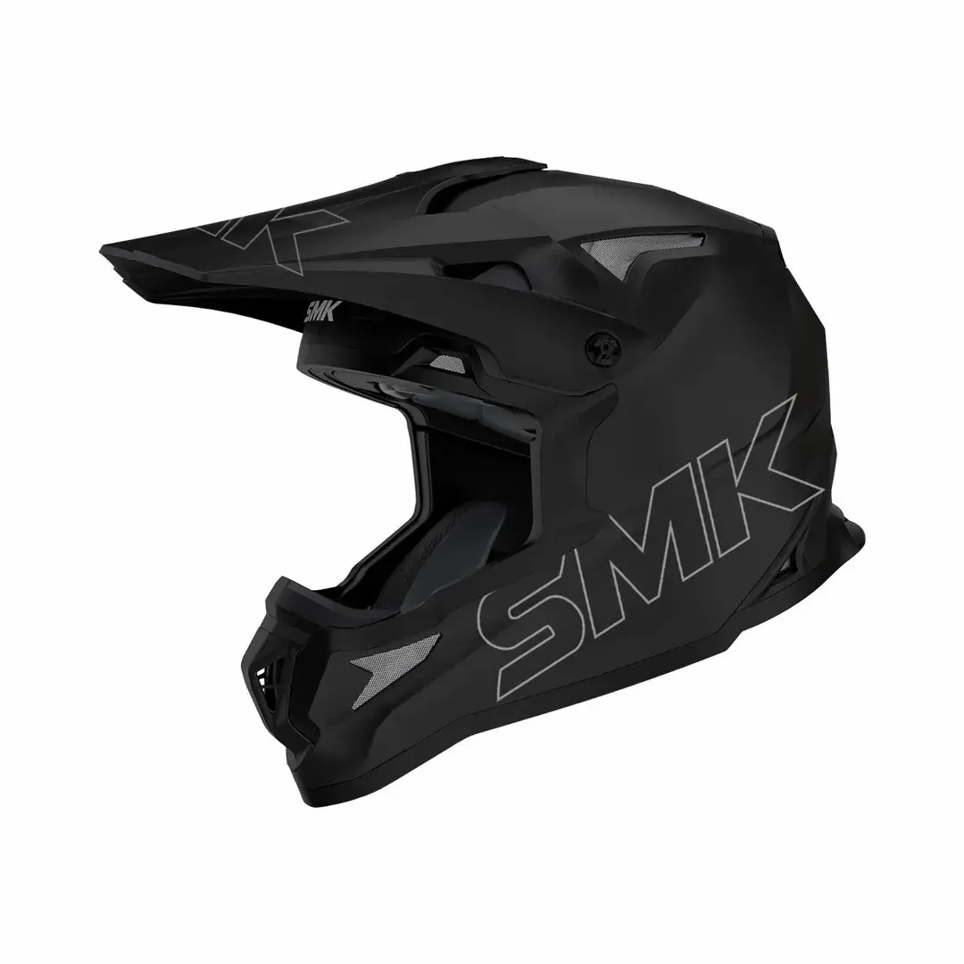 Casque moto cross SMK Solid