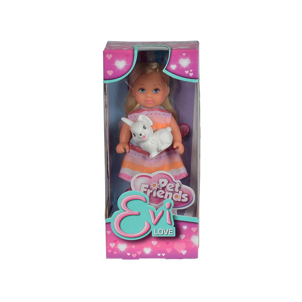 4006592505134 - Evi LOVE - Pet Friends Doll 12cm Assorted