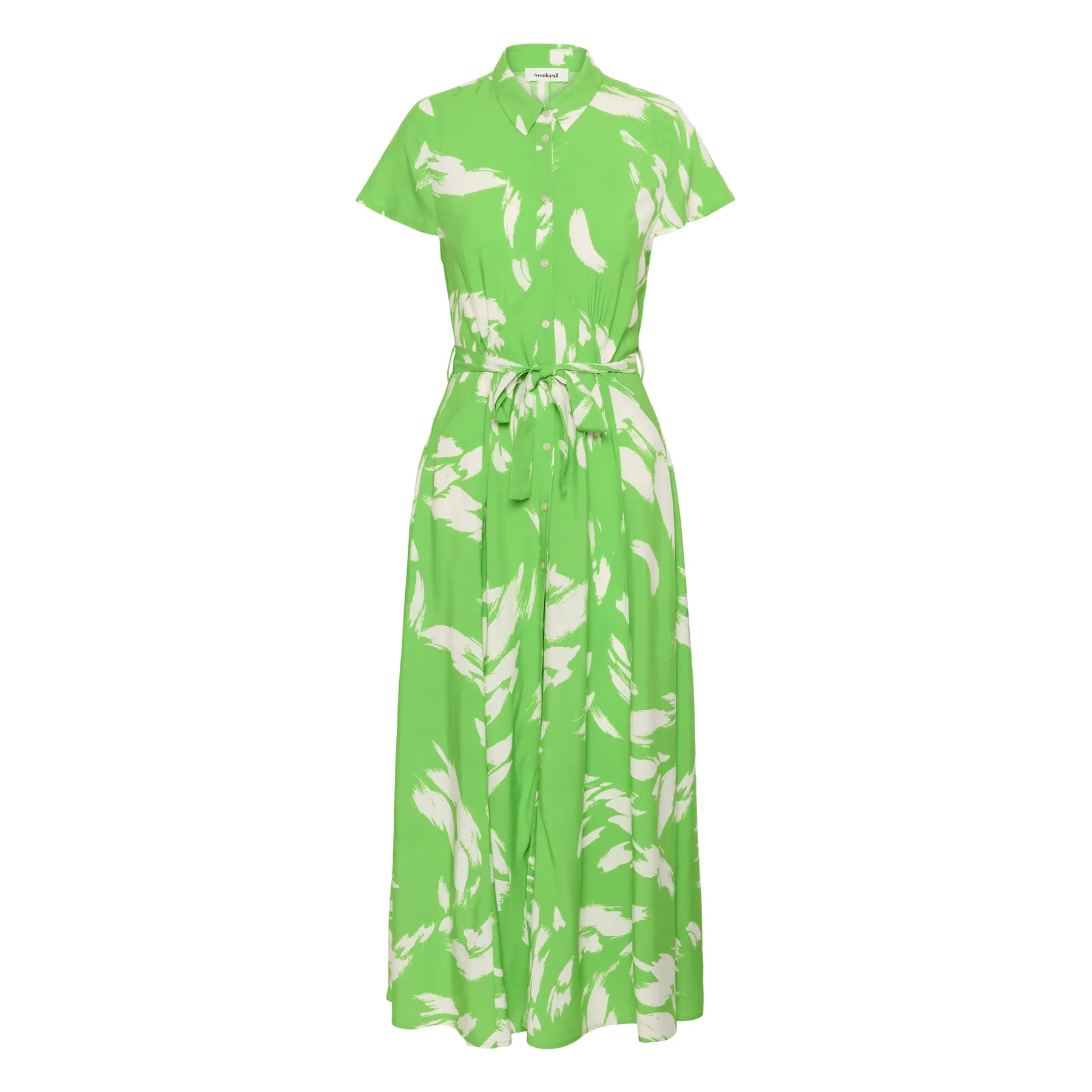 Soaked In Luxury Women's Vert Dress Arjana Maxi