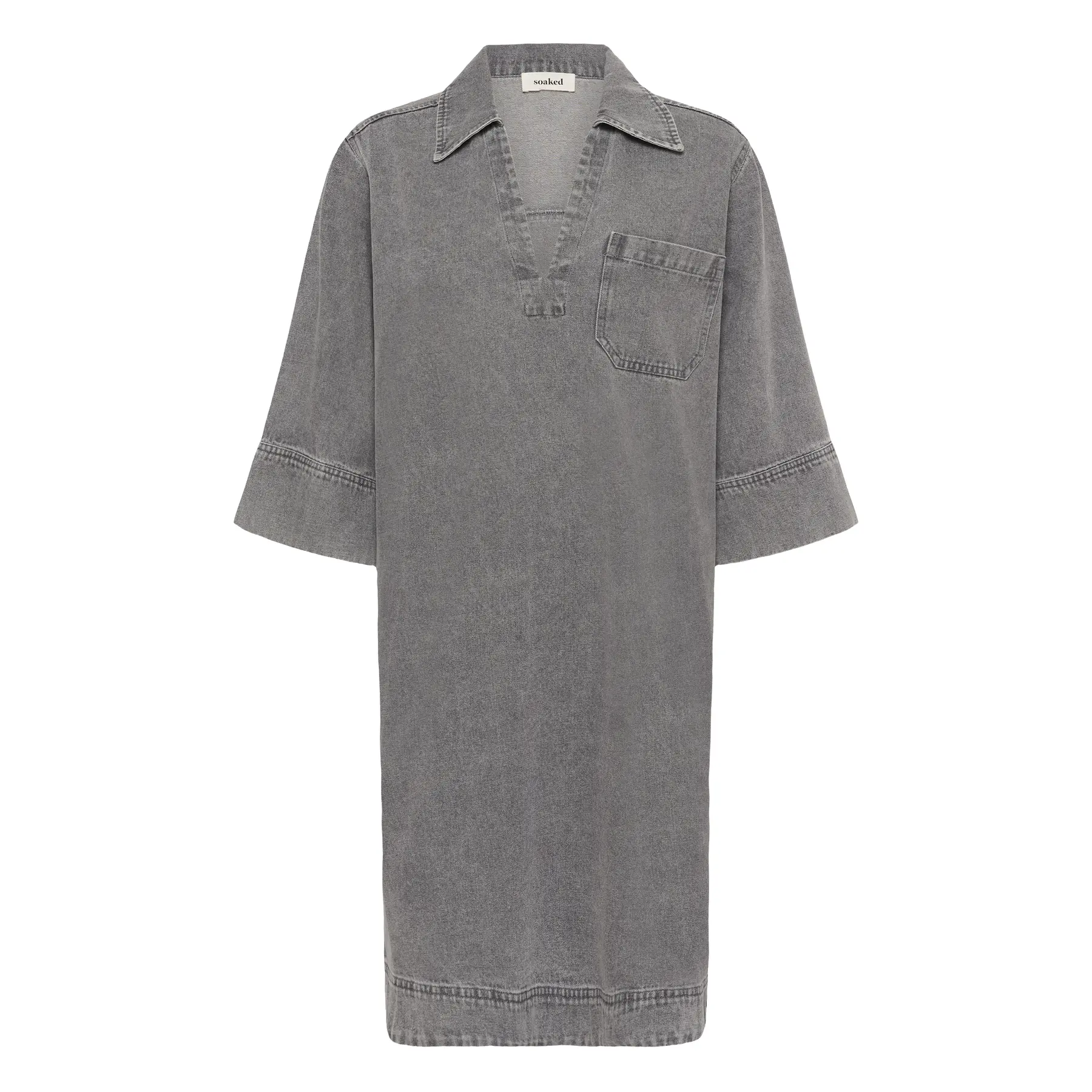 Image of Denim-Hemdkleid für Damen Soaked in Luxury SLNinnia