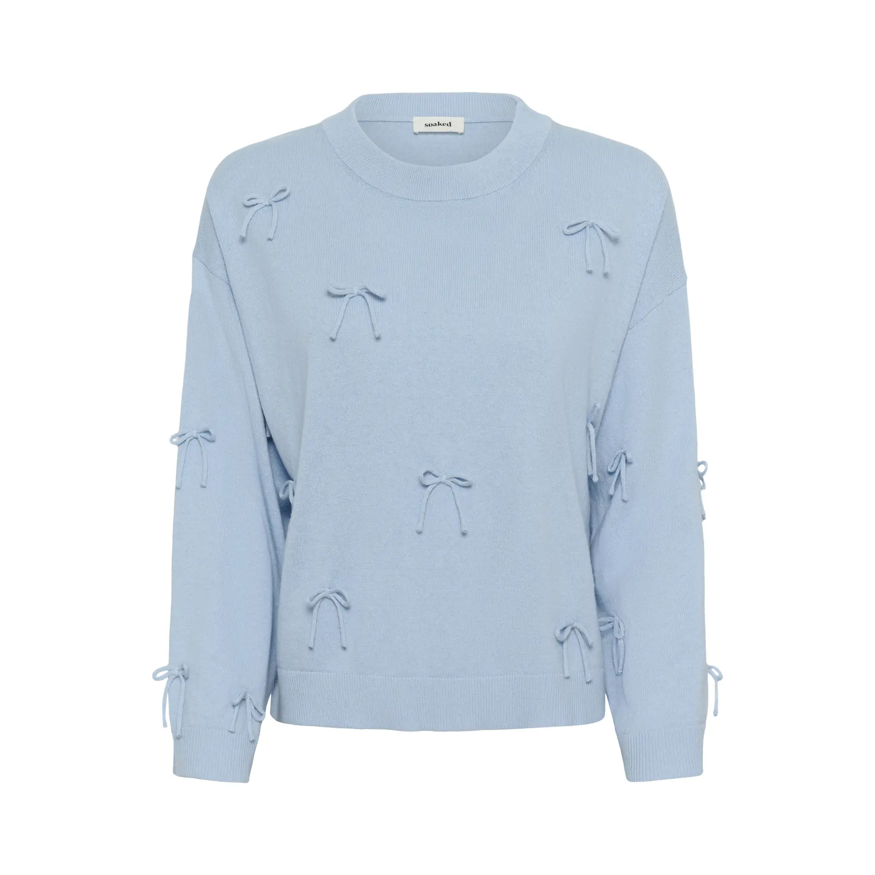 Pullover Damen Soaked in Luxury Sanja Bow