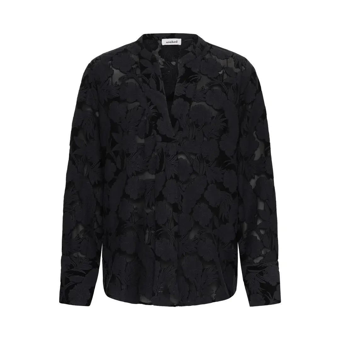 Langärmelige Bluse, Damen Soaked in Luxury Felina Nadeya