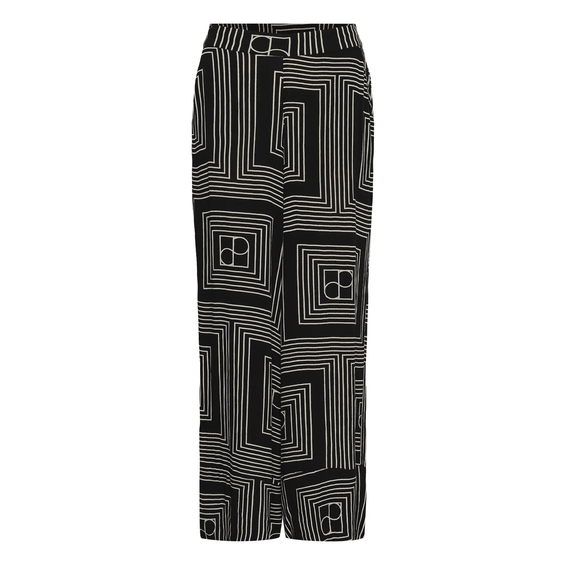 Image of Bedruckte Hose Damen Soaked in Luxury SLZaya Pull Up