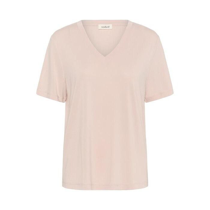 5715575082812 - T-Shirt mit V-Ausschnitt in weiter Passform für Damen Columbine