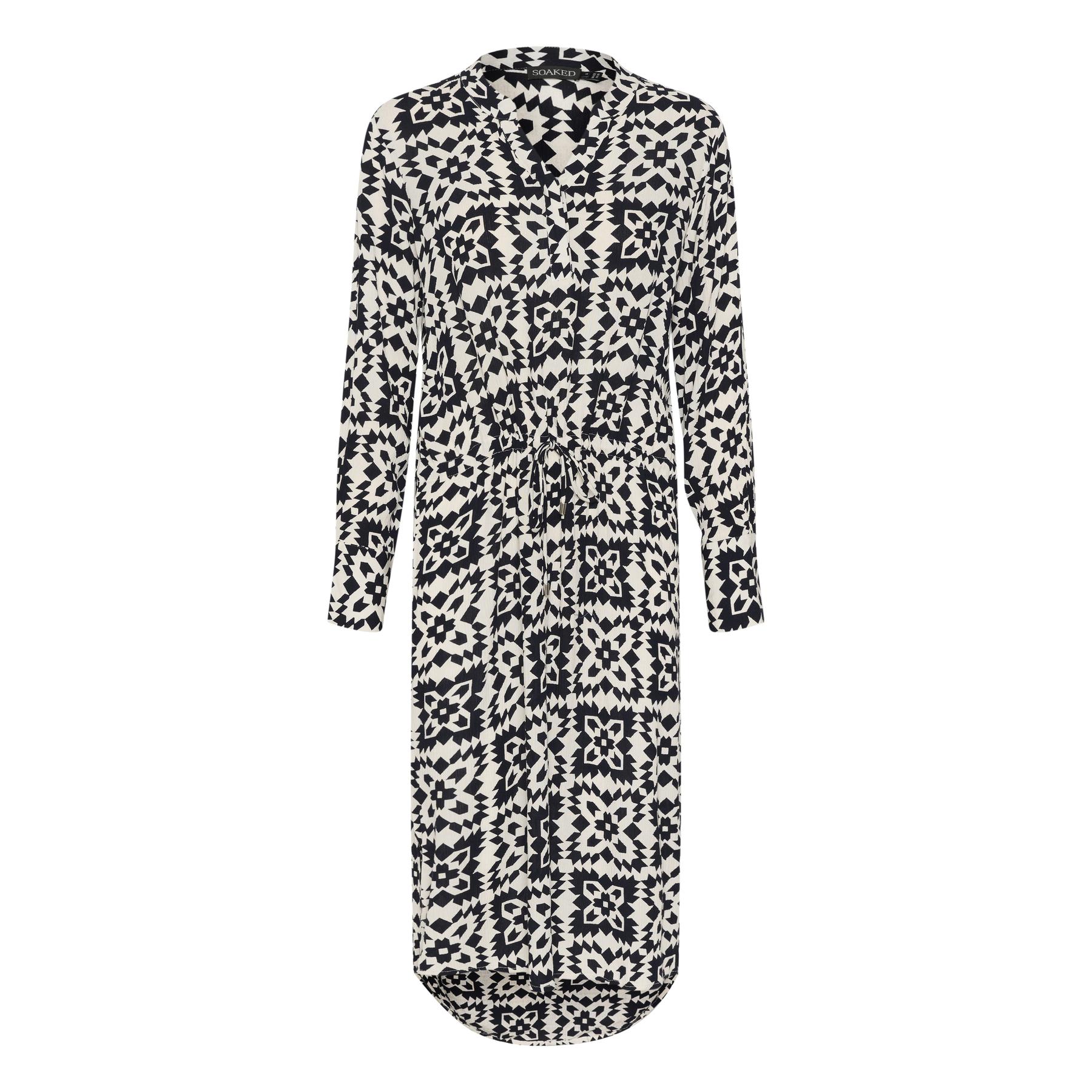 Vestito da donna a maniche lunghe in fantasia  Zaya