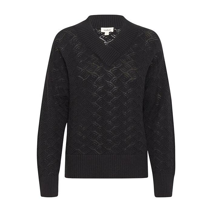 5715374773119 - Damen V-Ausschnitt Pulli Musling