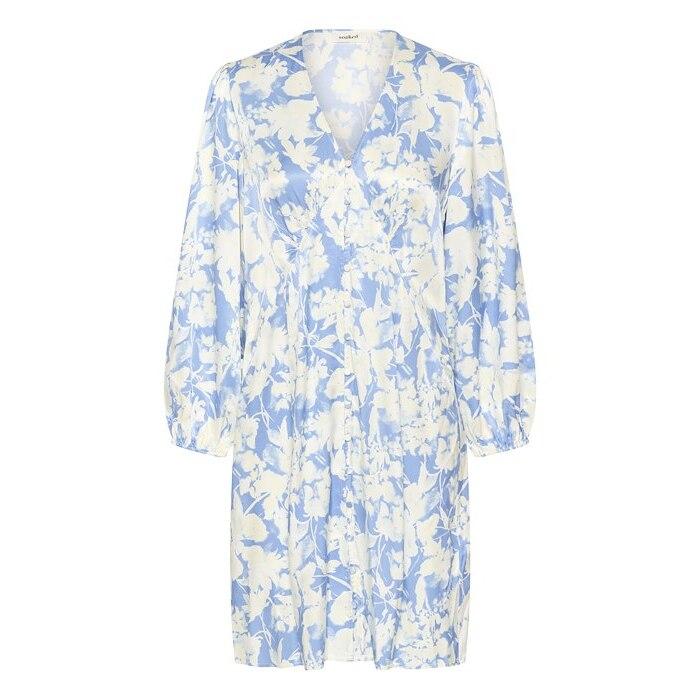 5715575436813 - Damen Langarmkleid mit Print Becca