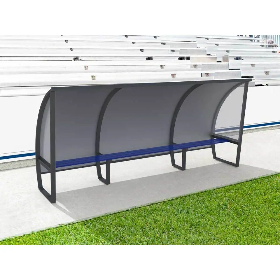 Hintere Seitenabdeckungen aus Aluminium 7 Personen - Gris - unisex - Size: 1,6x3,5x0,6 m