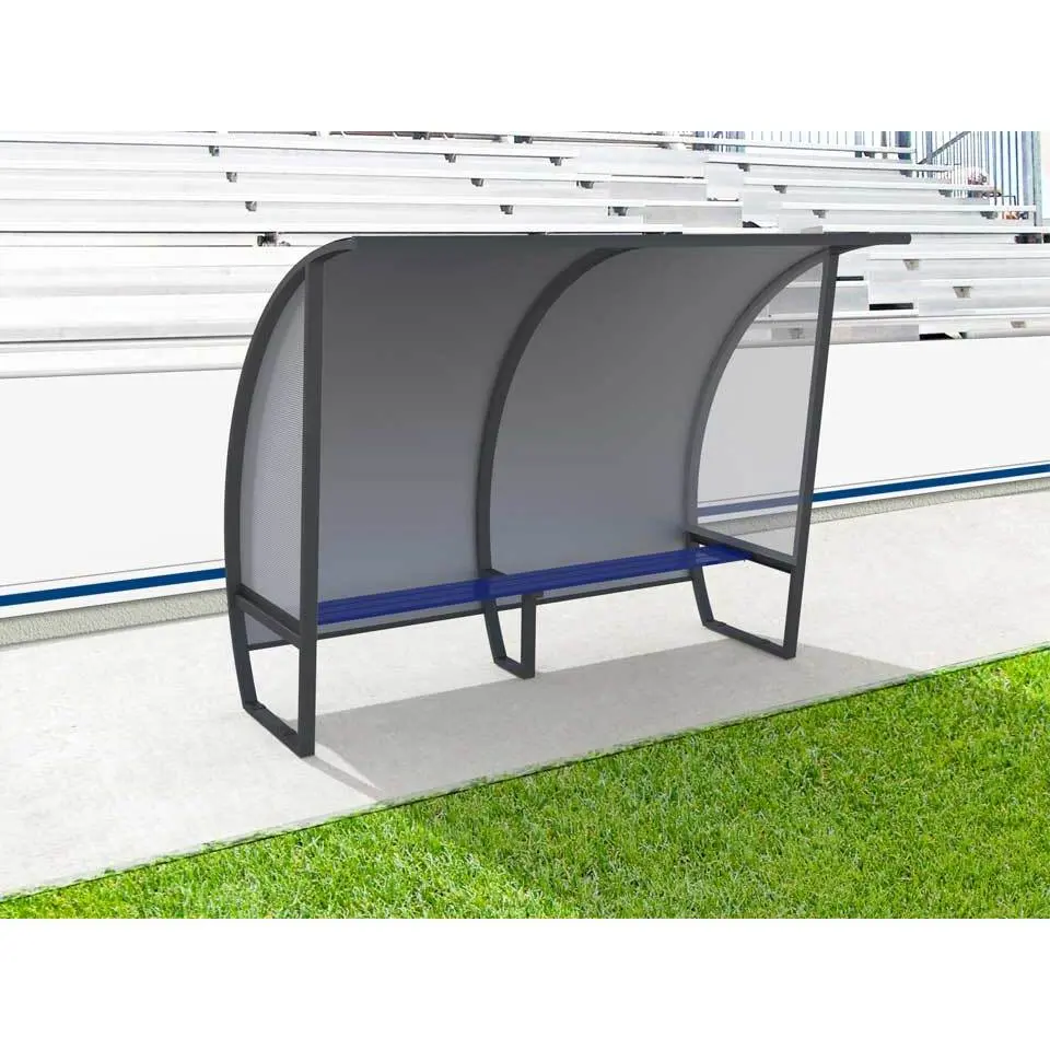 Hintere Seitenabdeckungen aus Aluminium 5 Personen - Gris - unisex - Size: 2x2,5x0,6 m