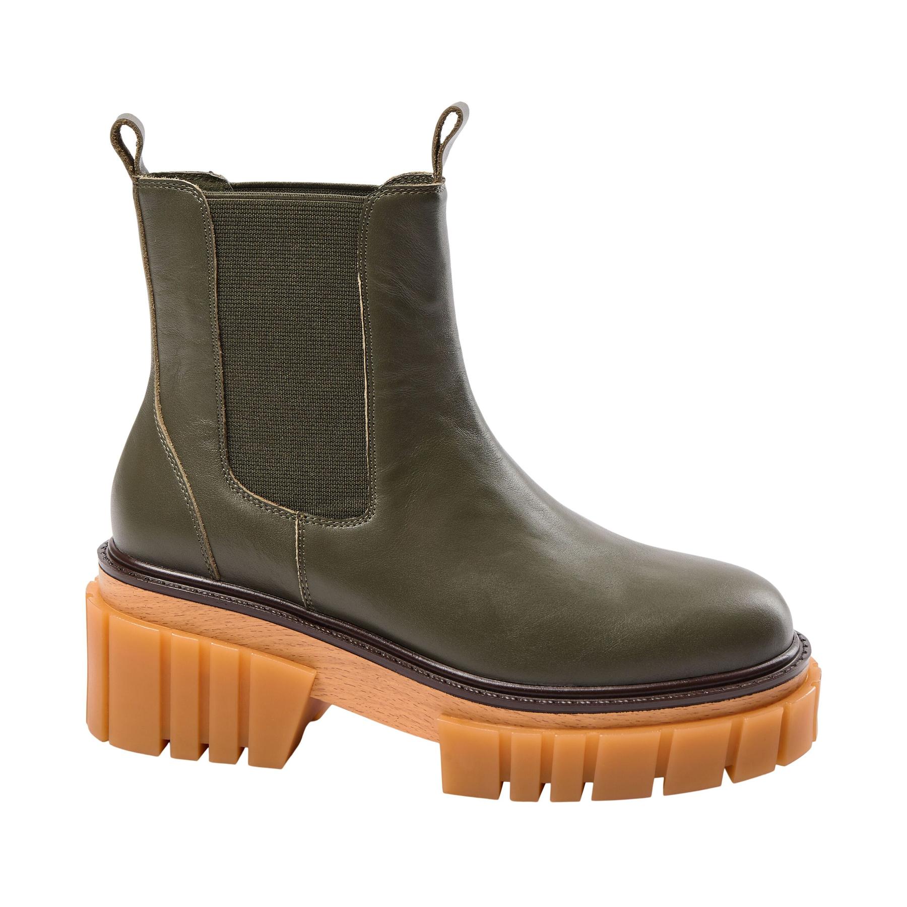 5715202302955 - Damen Stiefeletten aus Leder und Gummi Sofie Schnoor