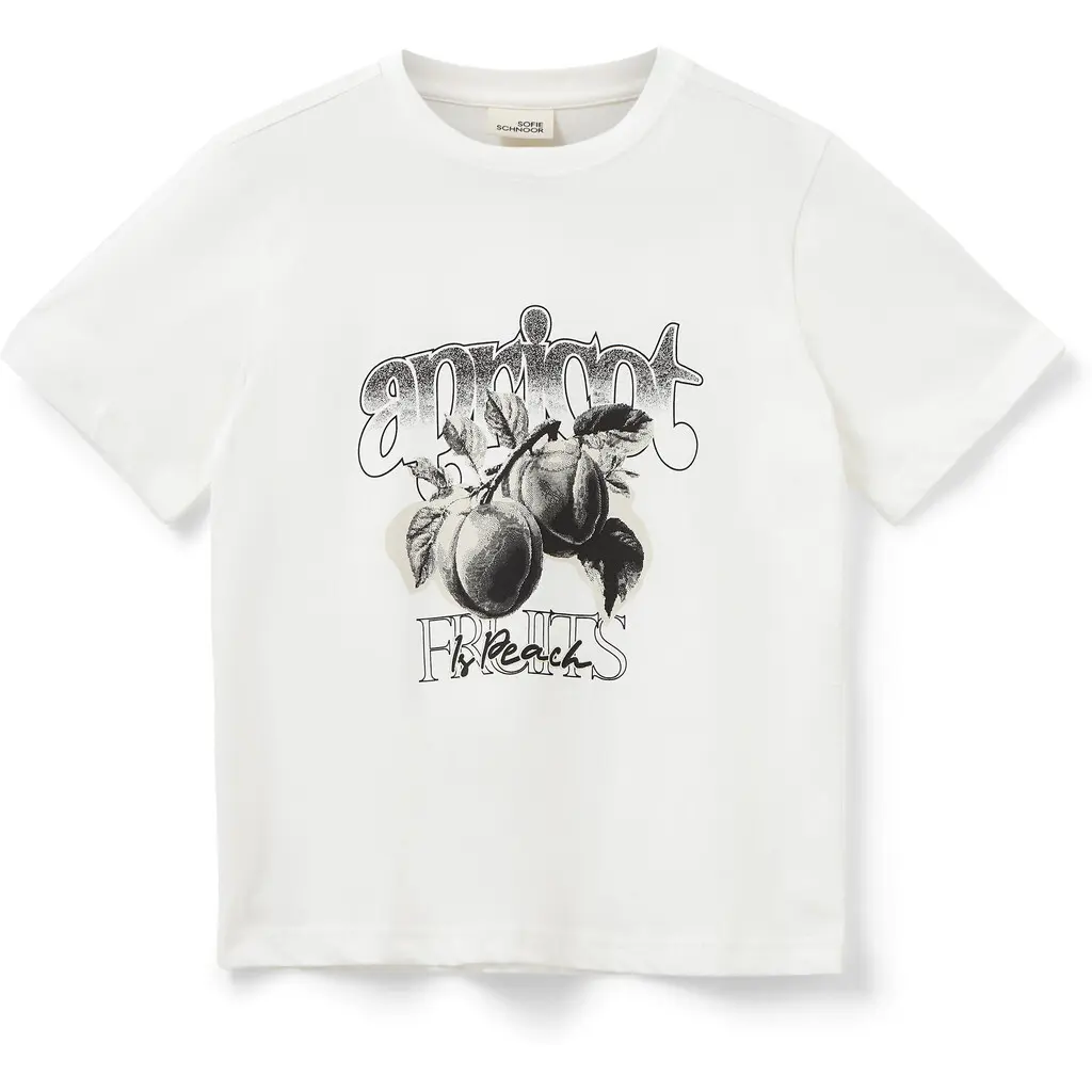 5715202811723 - T-Shirt mit Aufdruck Aprikose Mädchen Zenasy