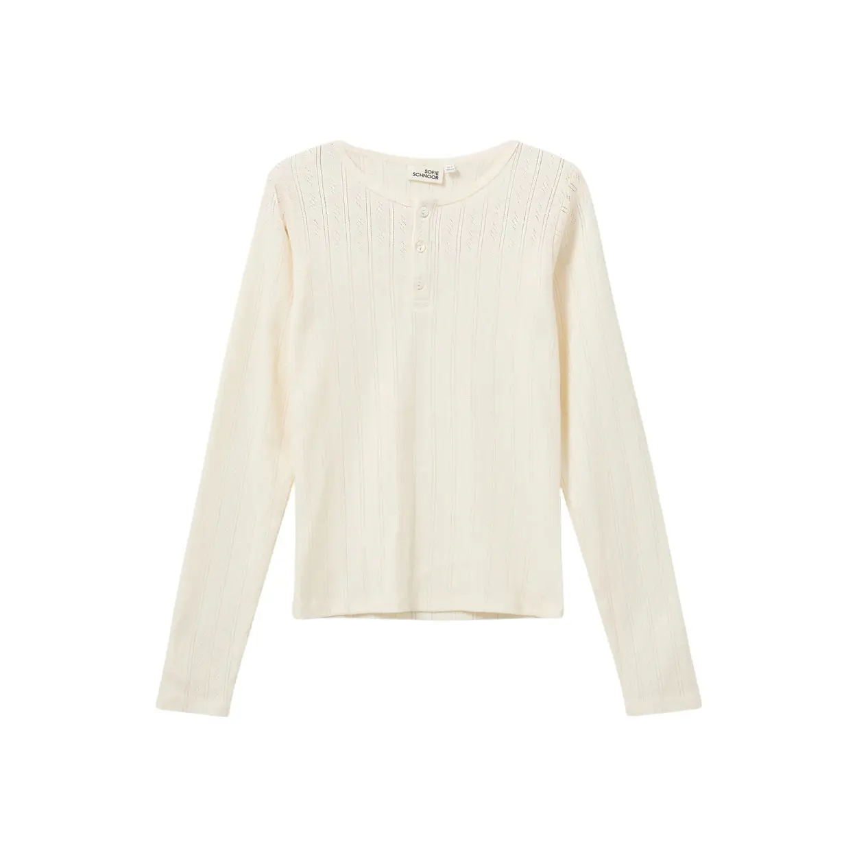 5715202749590 - Mädchen Langarmshirt mit Lochmuster Petriciasy