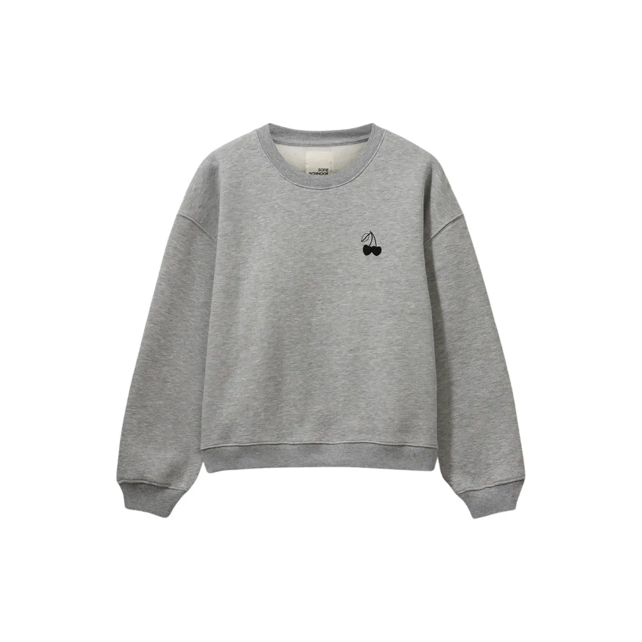 5715202754662 - Damen Sweatshirt mit schwarzem Kirschmuster Elisw