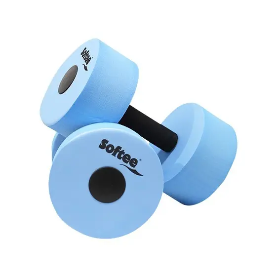Softee Haltère forme circulaire (x2), Bleu, Taille 0,27 kg
