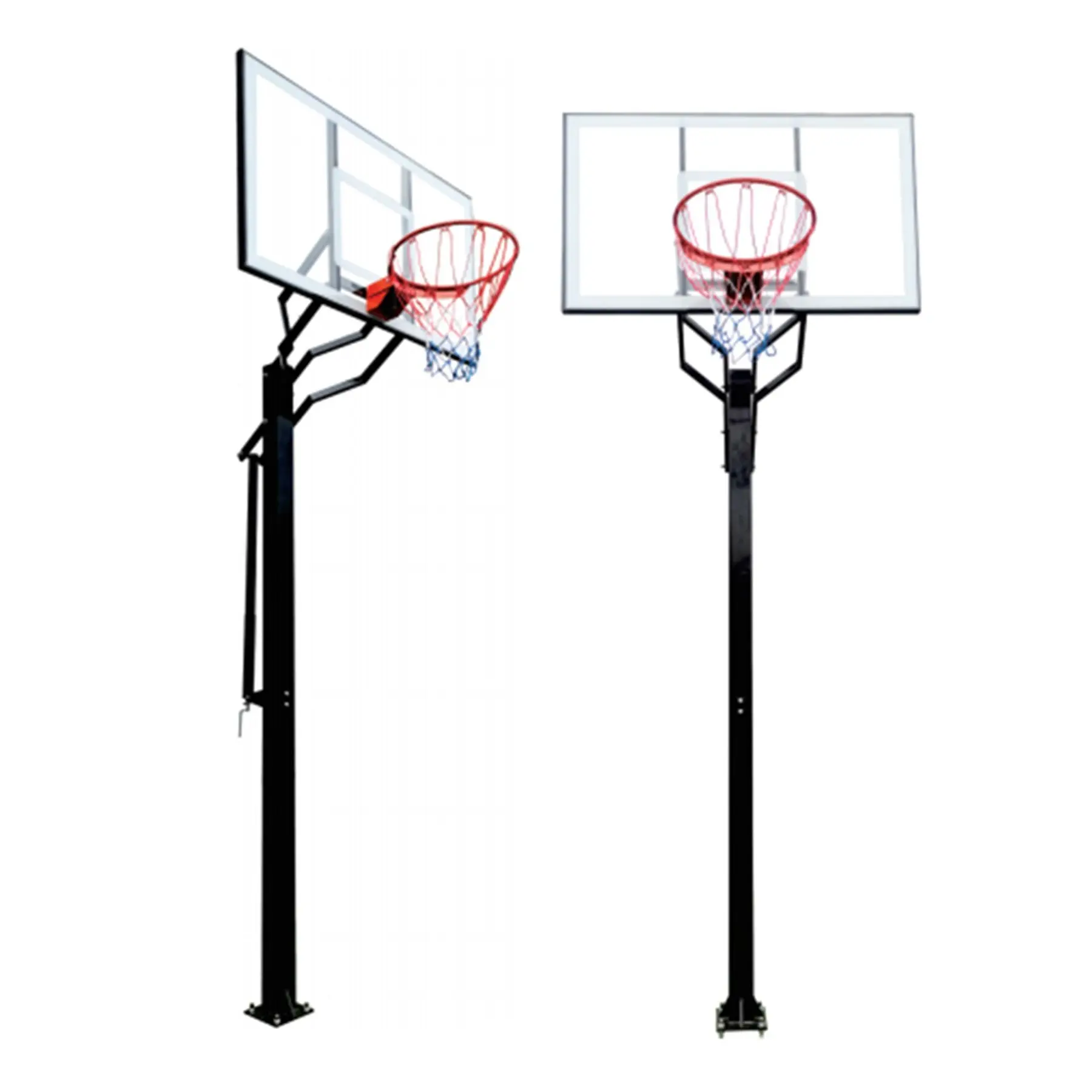 Feststehender Basketballkorb mit Verankerung Softee