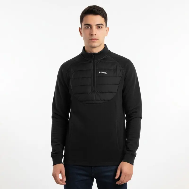 Sweatshirt mit ½ Reißverschluss Softee Goal Storm