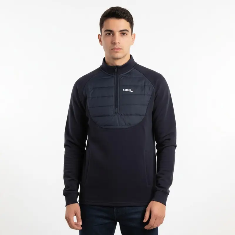Sweatshirt mit ½ Reißverschluss Softee Goal Storm