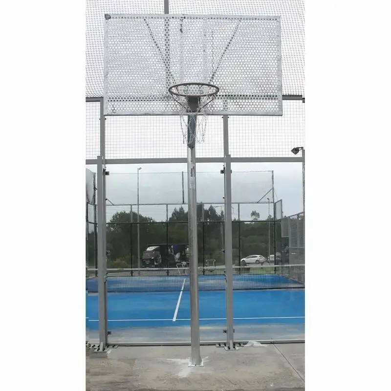 2er-Set verzinkte vandalismusbeständige Basketballkörbe Softee Equipment