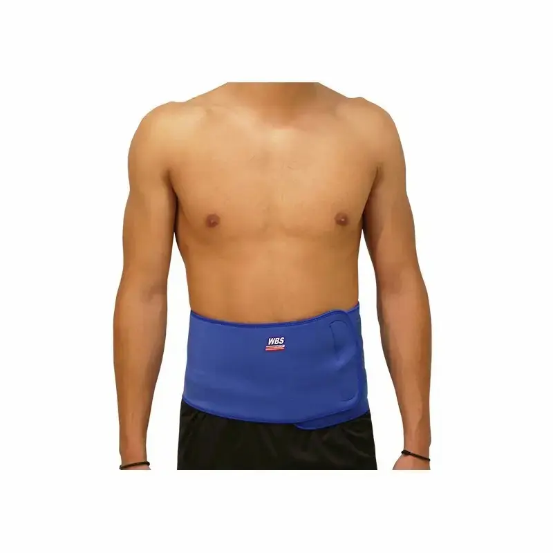 Softee Homme Ceinture lombaire neoprene sans protections , Bleu, Taille TU
