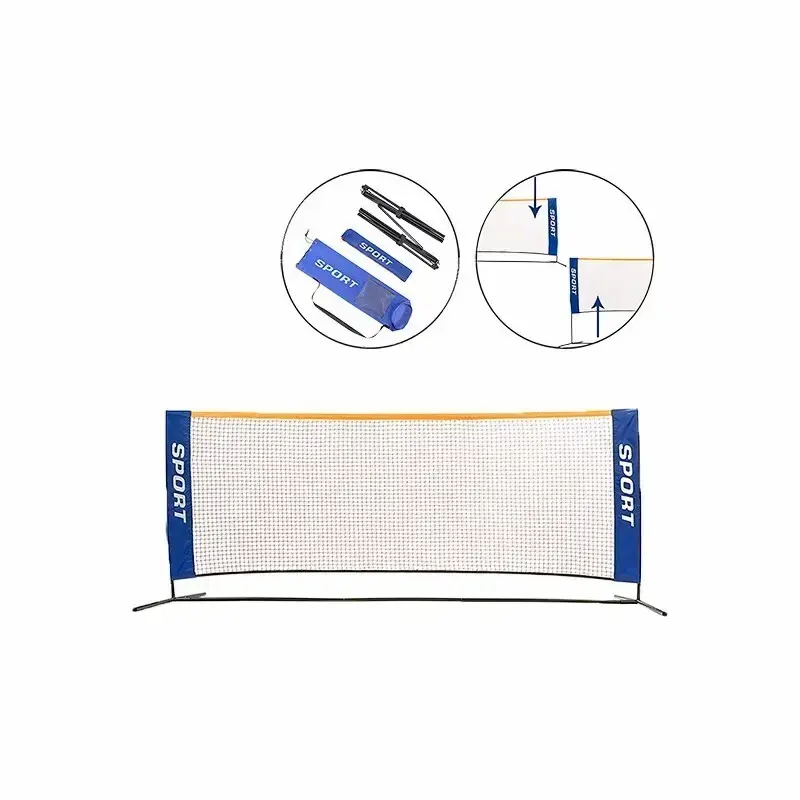 Minitennis/Mibadminton-Set aus Metall Softee