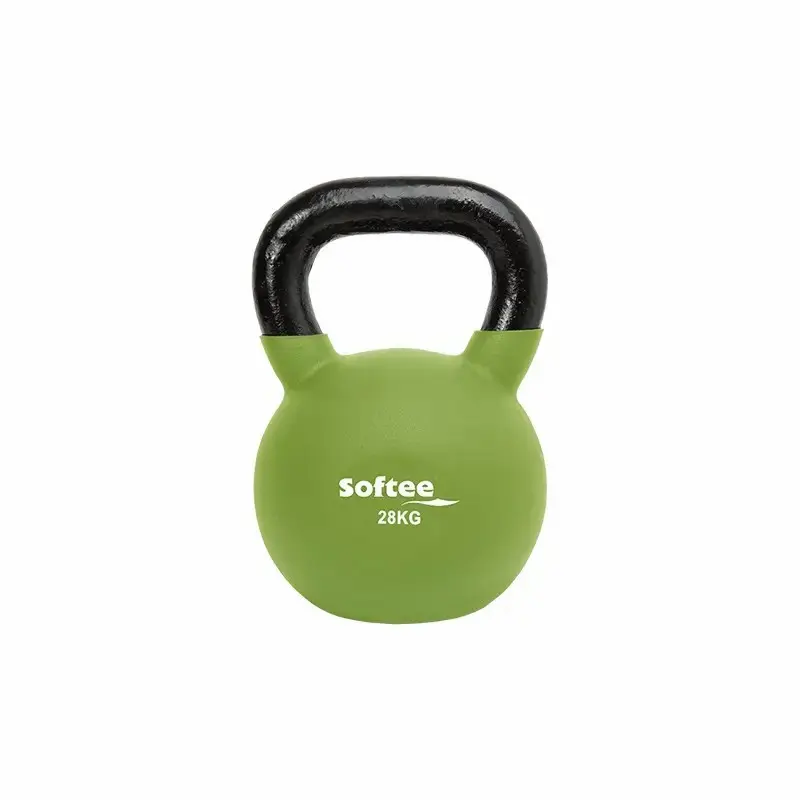 Softee Kettlebell néoprène , Gris, Taille 28 kg