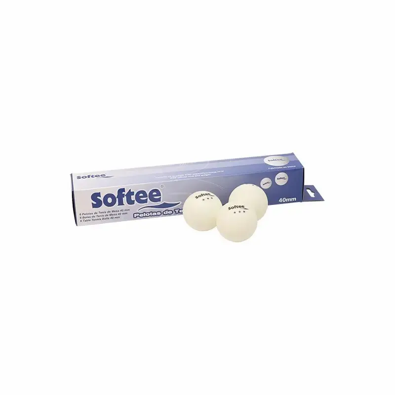 Dose mit 6 Tischtennisbällen Softee