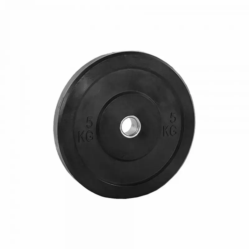 Softee Disque de musculation Bumper 10 kg, Noir, Taille 10 Kg