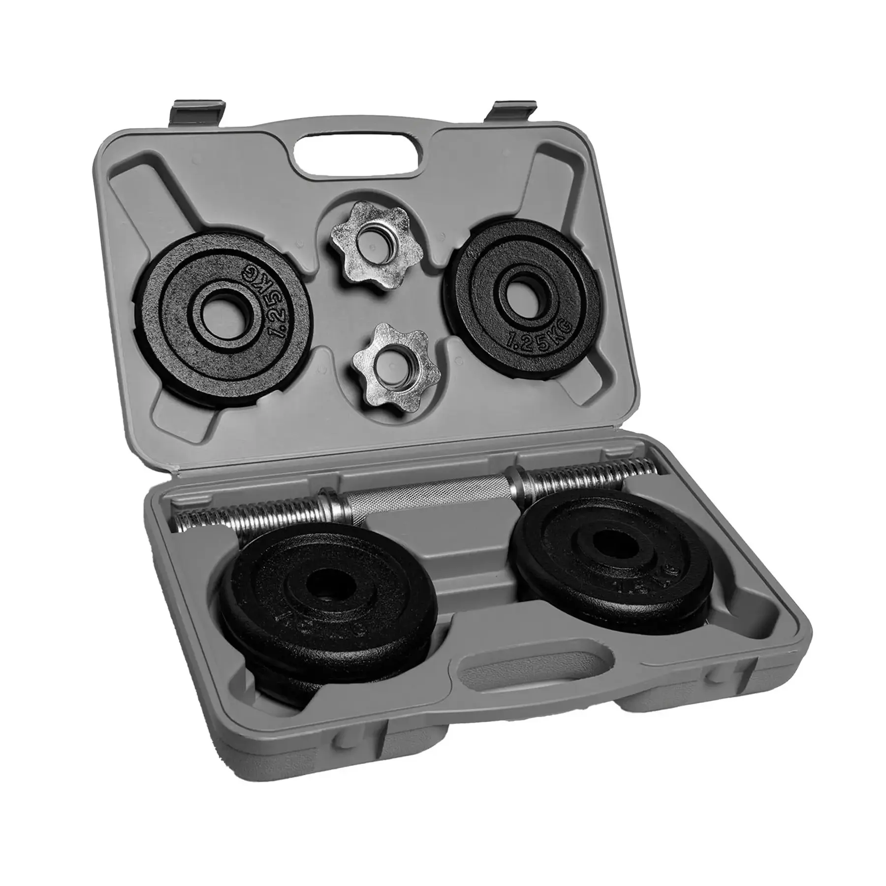 Softee Kit d'haltère , Argenté, Taille 10 kg